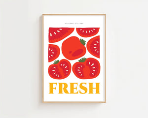 Tomato Morning Market Plakat - 21 x 29.7 cm - Nellastore
