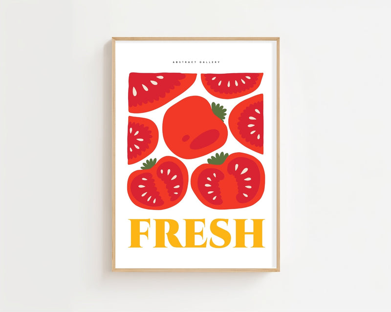 Tomato Morning Market Plakat - 21 x 29.7 cm - Nellastore