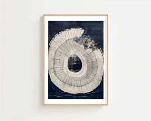 Tree Ring Close Up Plakat - 21 x 29.7 cm (A4) - Nellastore