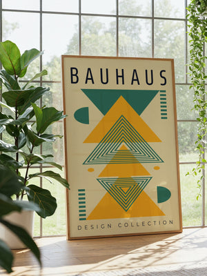 Triangle Balance Bauhaus Plakat - 21 x 29.7 cm - Nellastore