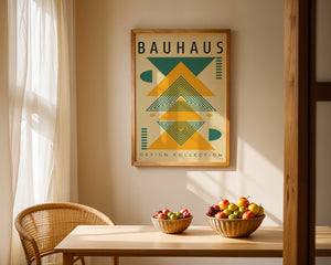 Triangle Balance Bauhaus Plakat - 21 x 29.7 cm - Nellastore