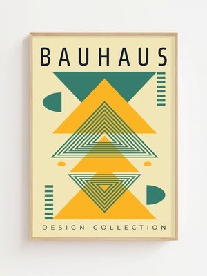 Triangle Balance Bauhaus Plakat - 21 x 29.7 cm - Nellastore