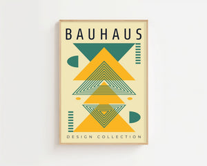 Triangle Balance Bauhaus Plakat - 21 x 29.7 cm - Nellastore