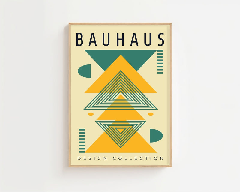 Triangle Balance Bauhaus Plakat - 21 x 29.7 cm - Nellastore