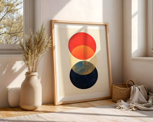 Triple Spheres Plakat - 21 x 29.7 cm (A4) - Nellastore