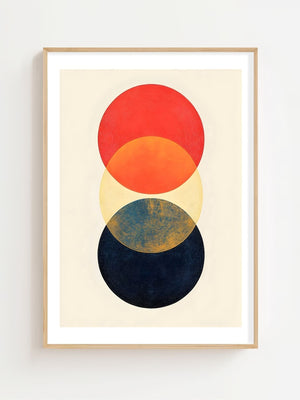 Triple Spheres Plakat - 21 x 29.7 cm (A4) - Nellastore