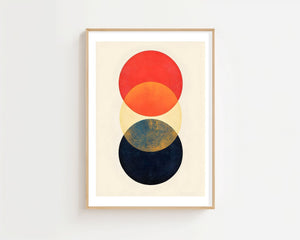 Triple Spheres Plakat - 21 x 29.7 cm (A4) - Nellastore