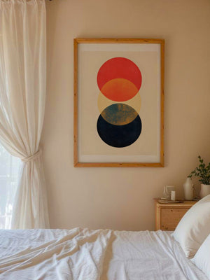 Triple Spheres Plakat - 21 x 29.7 cm (A4) - Nellastore