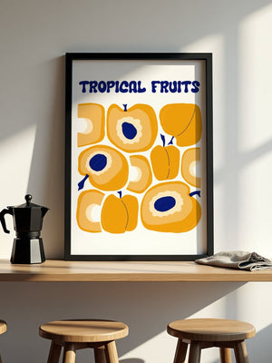 Tropical Apricot Market Plakat - 21 x 29.7 cm - Nellastore