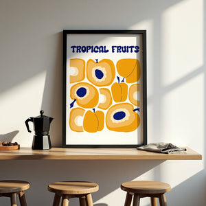 Tropical Apricot Market Plakat - 21 x 29.7 cm - Nellastore
