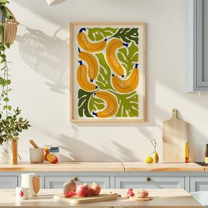 Tropical Banana Leaf Plakat - 21 x 29.7 cm - Nellastore