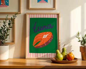 Tuna Filet Plakat - 21 x 29.7 cm - Nellastore