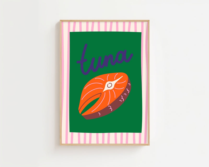 Tuna Filet Plakat - 21 x 29.7 cm - Nellastore