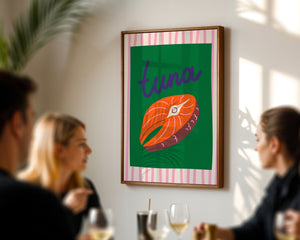 Tuna Filet Plakat - 21 x 29.7 cm - Nellastore