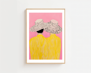 Two In Yellow Plakat - 21 x 29.7 cm (A4) - Nellastore