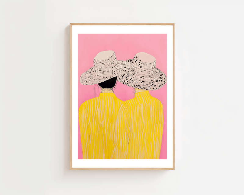 Two In Yellow Plakat - 21 x 29.7 cm (A4) - Nellastore