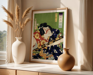 Two Kabuki Actors Plakat - 21 x 29.7 cm (A4) - Nellastore