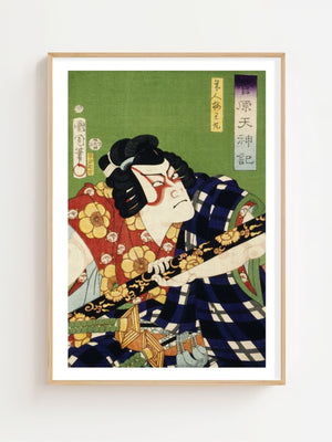 Two Kabuki Actors Plakat - 21 x 29.7 cm (A4) - Nellastore