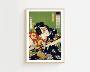Two Kabuki Actors Plakat - 21 x 29.7 cm (A4) - Nellastore