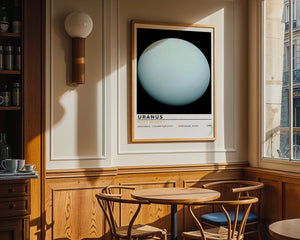 Uranus Plakat - 21 x 29.7 cm (A4) - Nellastore