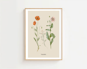 Valmue Plakat - 21 x 29.7 cm (A4) - Nellastore