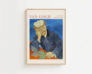 Van Gogh - Dr Paul Gachet Plakat - 21 x 29.7 cm (A4) - Nellastore