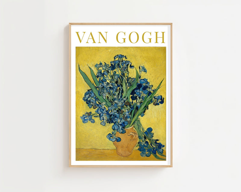Van Gogh - Irises Plakat - 21 x 29.7 cm (A4) - Nellastore