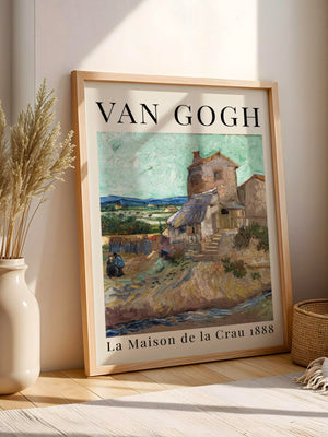 Van Gogh - La Maison De La Crau Plakat - 21 x 29.7 cm (A4) - Nellastore