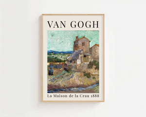Van Gogh - La Maison De La Crau Plakat - 21 x 29.7 cm (A4) - Nellastore