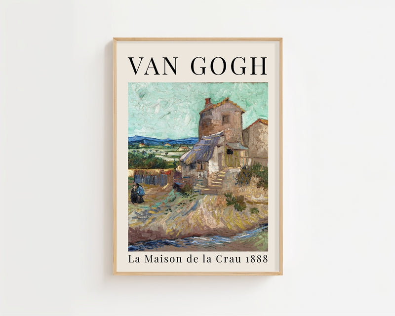 Van Gogh - La Maison De La Crau Plakat - 21 x 29.7 cm (A4) - Nellastore