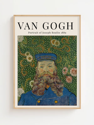 Van Gogh - Portrait Of Joseph Roulin Plakat - 21 x 29.7 cm (A4) - Nellastore