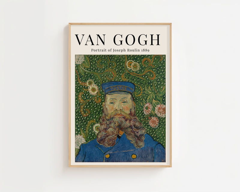 Van Gogh - Portrait Of Joseph Roulin Plakat - 21 x 29.7 cm (A4) - Nellastore