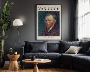 Van Gogh - Self Portrait II Plakat - 21 x 29.7 cm (A4) - Nellastore