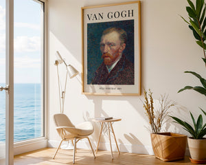 Van Gogh - Self Portrait II Plakat - 21 x 29.7 cm (A4) - Nellastore