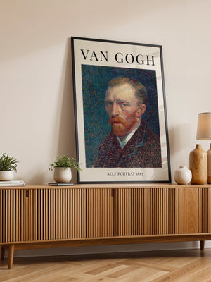 Van Gogh - Self Portrait II Plakat - 21 x 29.7 cm (A4) - Nellastore