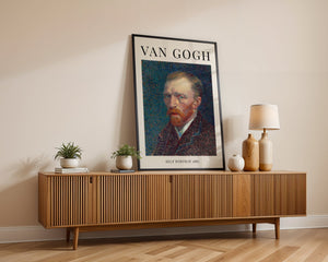 Van Gogh - Self Portrait II Plakat - 21 x 29.7 cm (A4) - Nellastore