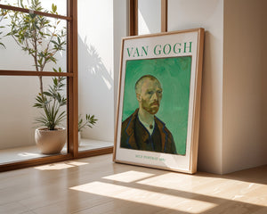 Van Gogh - Self Portrait III Plakat - 21 x 29.7 cm (A4) - Nellastore