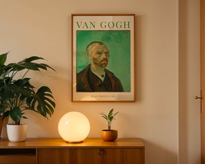 Van Gogh - Self Portrait III Plakat - 21 x 29.7 cm (A4) - Nellastore