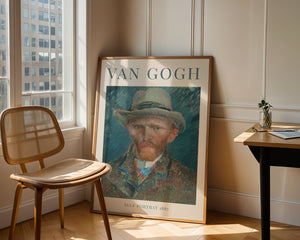 Van Gogh - Self Portrait Plakat - 21 x 29.7 cm (A4) - Nellastore