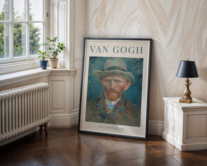 Van Gogh - Self Portrait Plakat - 21 x 29.7 cm (A4) - Nellastore