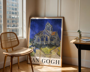 Van Gogh - The Church In Auvers - Sur - Oise, View From The Chevet Plakat - 21 x 29.7 cm (A4) - Nellastore