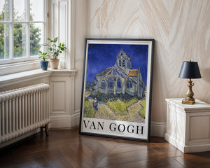 Van Gogh - The Church In Auvers - Sur - Oise, View From The Chevet Plakat - 21 x 29.7 cm (A4) - Nellastore