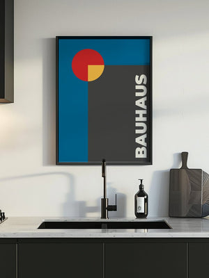 Vertical Form Bauhaus Plakat - 21 x 29.7 cm - Nellastore