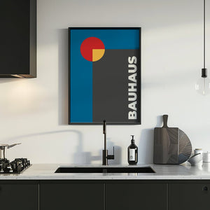 Vertical Form Bauhaus Plakat - 21 x 29.7 cm - Nellastore
