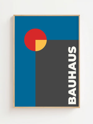 Vertical Form Bauhaus Plakat - 21 x 29.7 cm - Nellastore