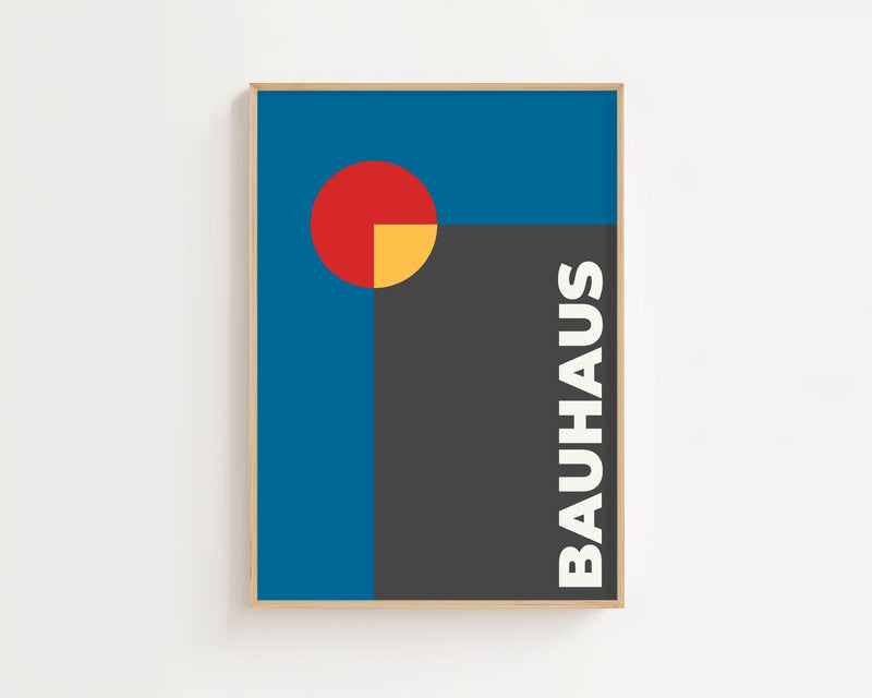 Vertical Form Bauhaus Plakat - 21 x 29.7 cm - Nellastore