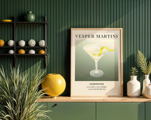 Vesper Martini Plakat - 21 x 29.7 cm (A4) - Nellastore