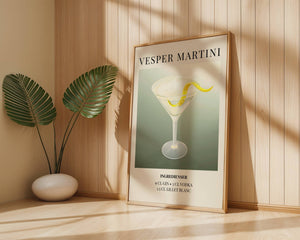 Vesper Martini Plakat - 21 x 29.7 cm (A4) - Nellastore