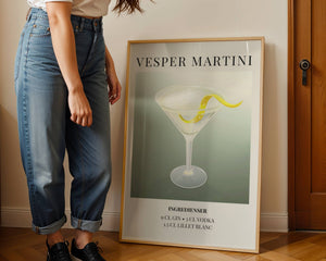 Vesper Martini Plakat - 21 x 29.7 cm (A4) - Nellastore