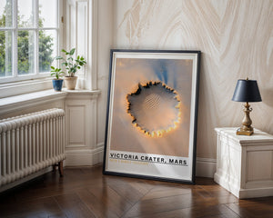 Victoria Crater, Mars Plakat - 21 x 29.7 cm (A4) - Nellastore